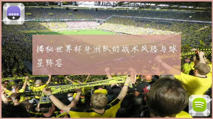 揭秘世界杯非洲队的战术风格与球星阵容