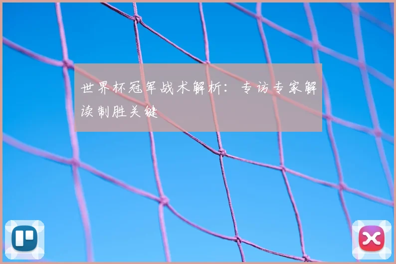 世界杯冠军战术解析：专访专家解读制胜关键