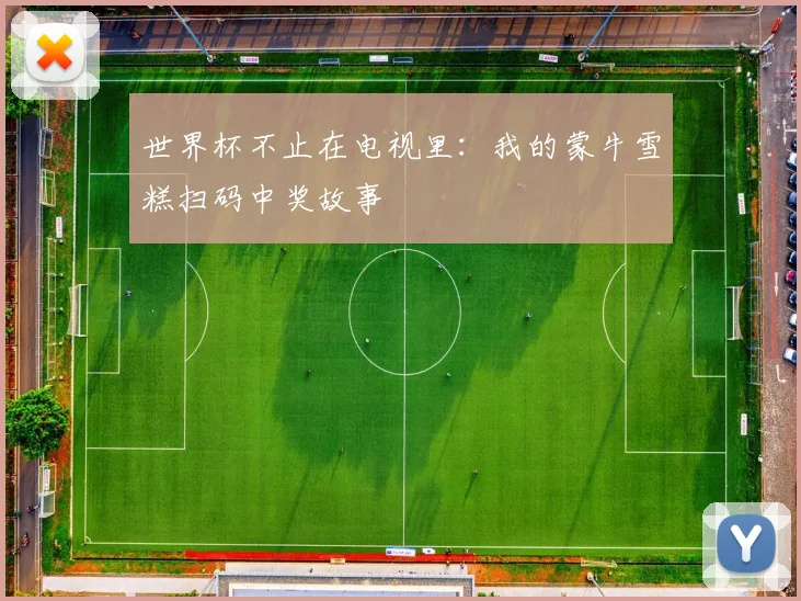 世界杯不止在电视里:我的蒙牛雪糕扫码中奖故事