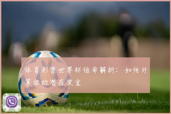 体育彩票世界杯倍率解析：如何计算你的潜在奖金