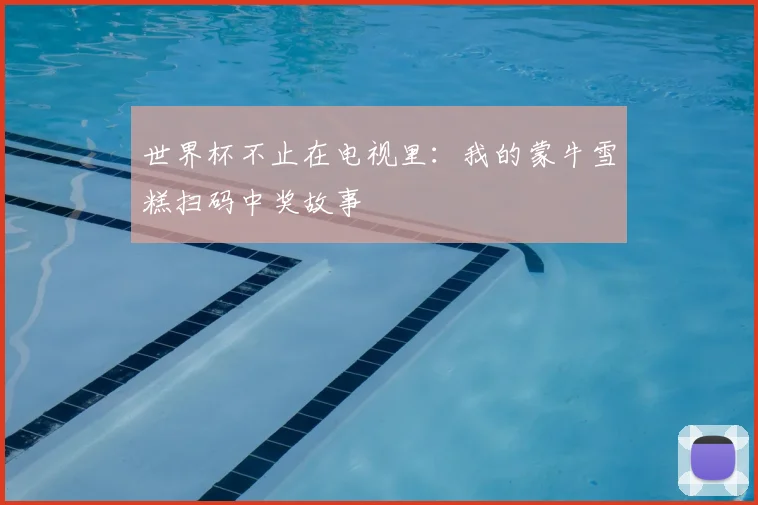 世界杯不止在电视里：我的蒙牛雪糕扫码中奖故事